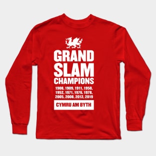 Wales Grand Slam Rugby Union Champions Long Sleeve T-Shirt